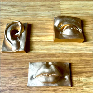 Handmade Face Magnets | Large Art for Your Fridge! Lips, Ear, Eye, Nose